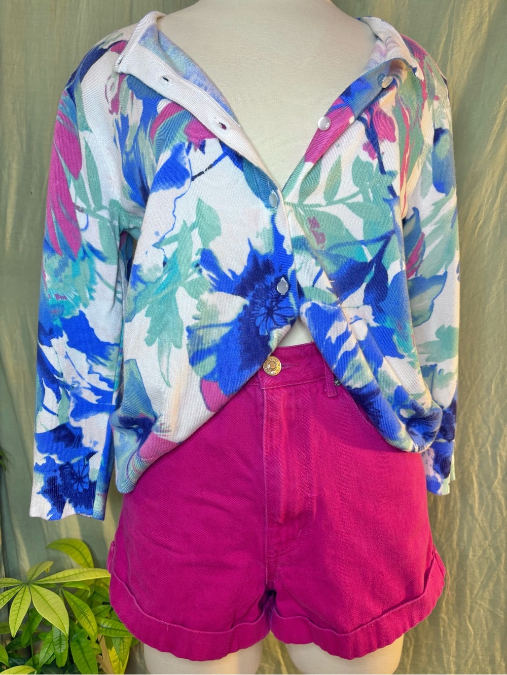 Floral Knit Cardigan
